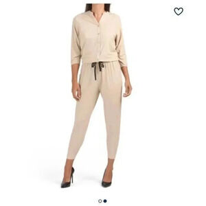 Vertigo Button Front Jumpsuit